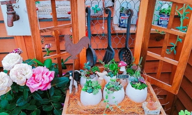 100均ガーデニング雑貨手作りアイデア