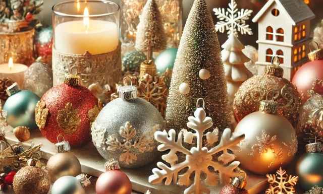 季節感あふれるクリスマスオーナメント