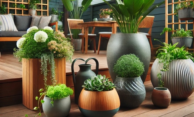 おしゃれな庭を作るためのプランター選び