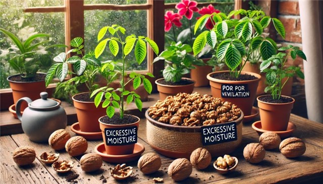 観葉植物にくるみの殻を使う注意点