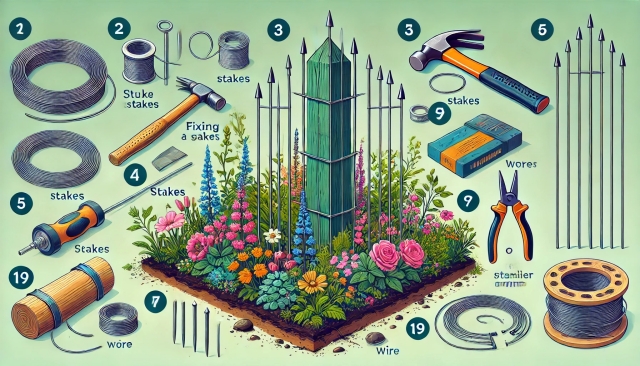 オベリスクの固定方法は？