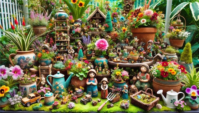 ガーデニング雑貨の飾り方アイデア