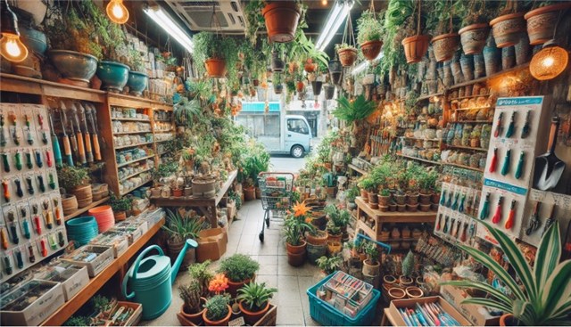 那覇で見つかるガーデニング用品と雑貨