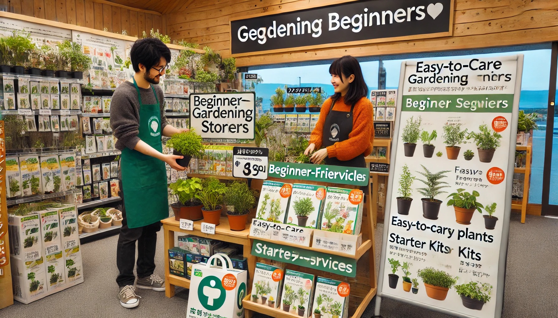 園芸初心者にも優しいサービス