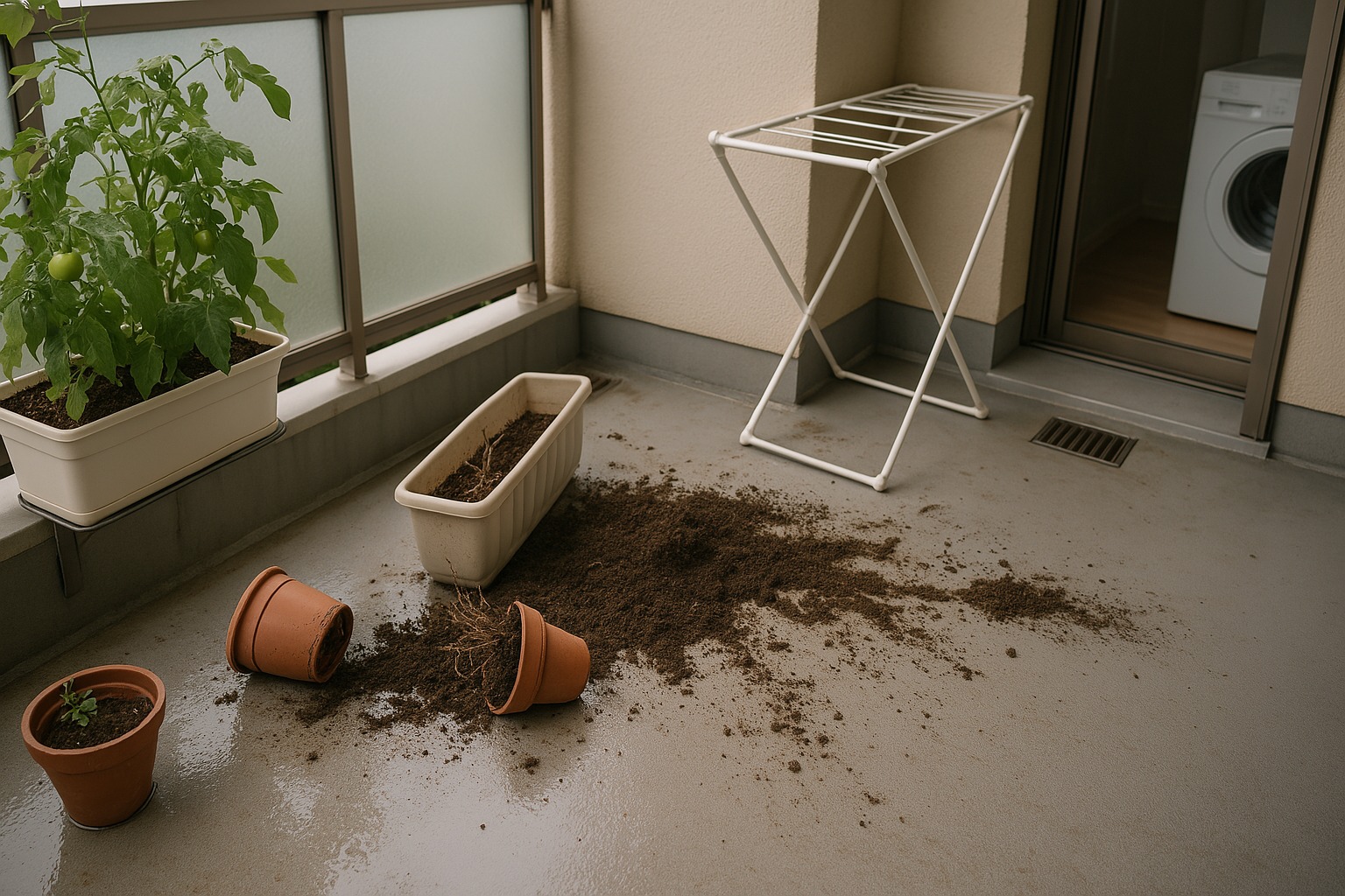 ベランダ やってはいけない行為とは