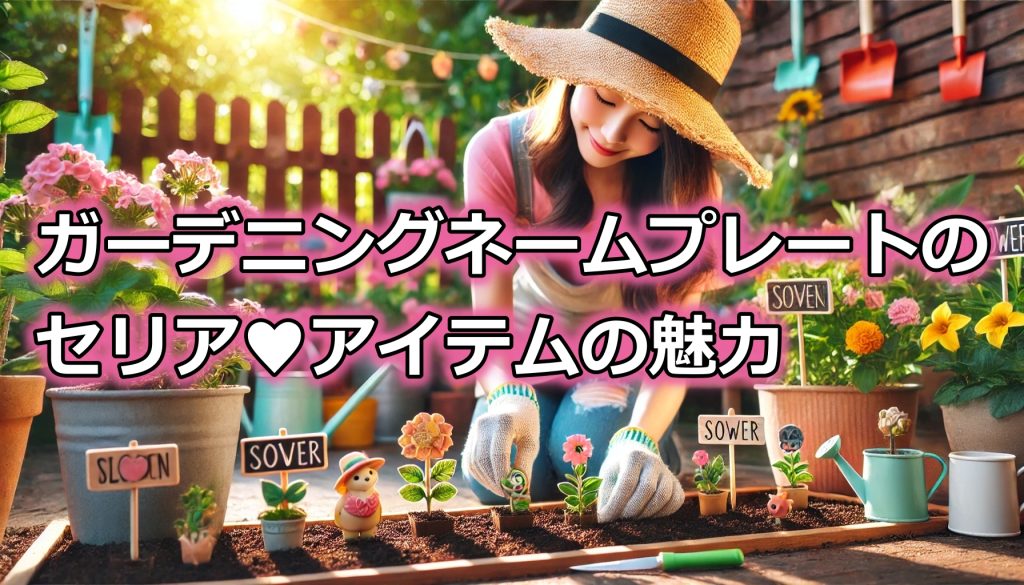 ガーデニングネームプレート！セリア100均シリーズでも揃う？