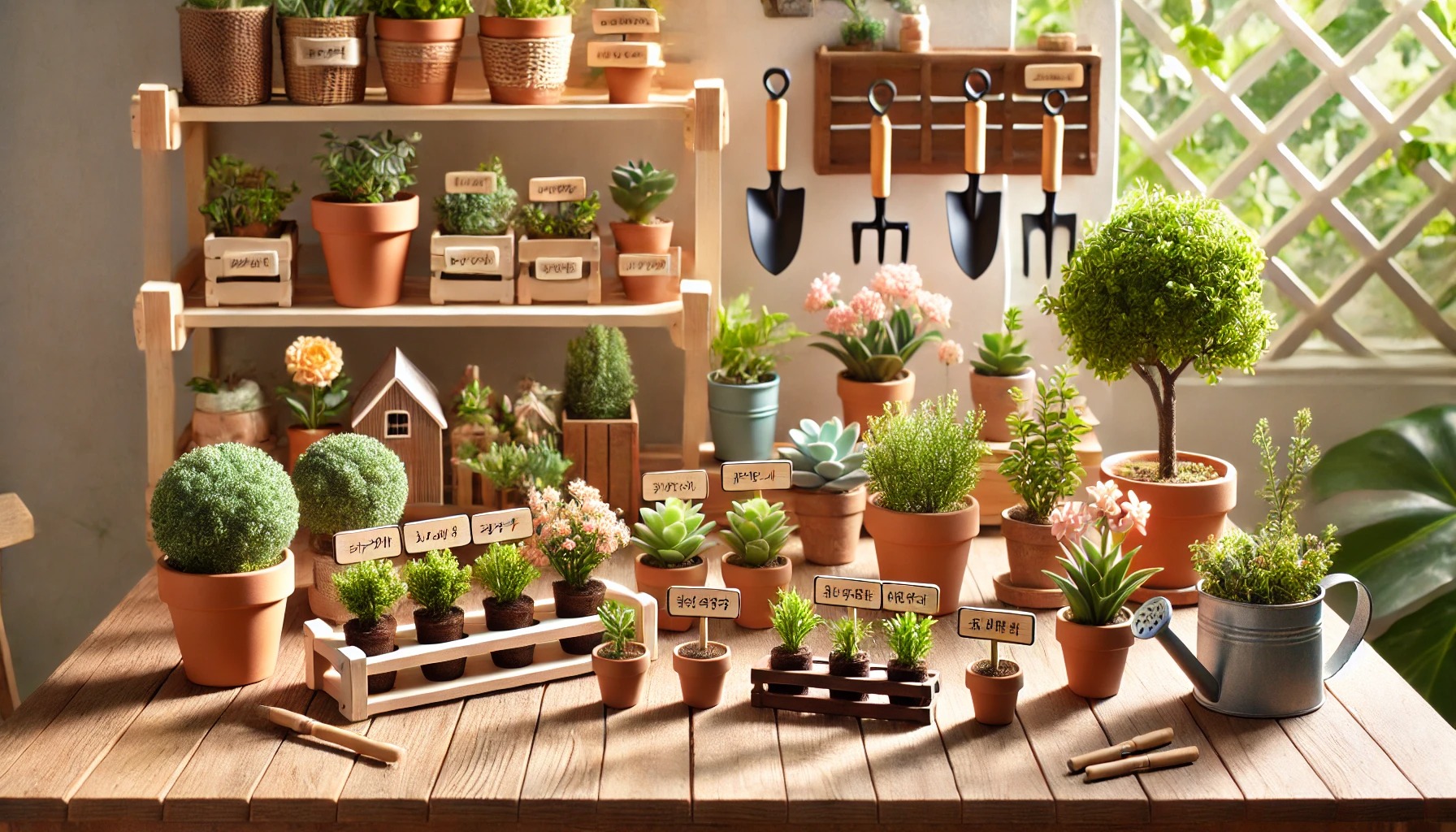 ガーデニングネームプレートはセリアで！