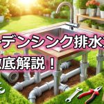 ガーデンシンク排水方法を徹底解説！DIYや工事費用も簡潔に紹介