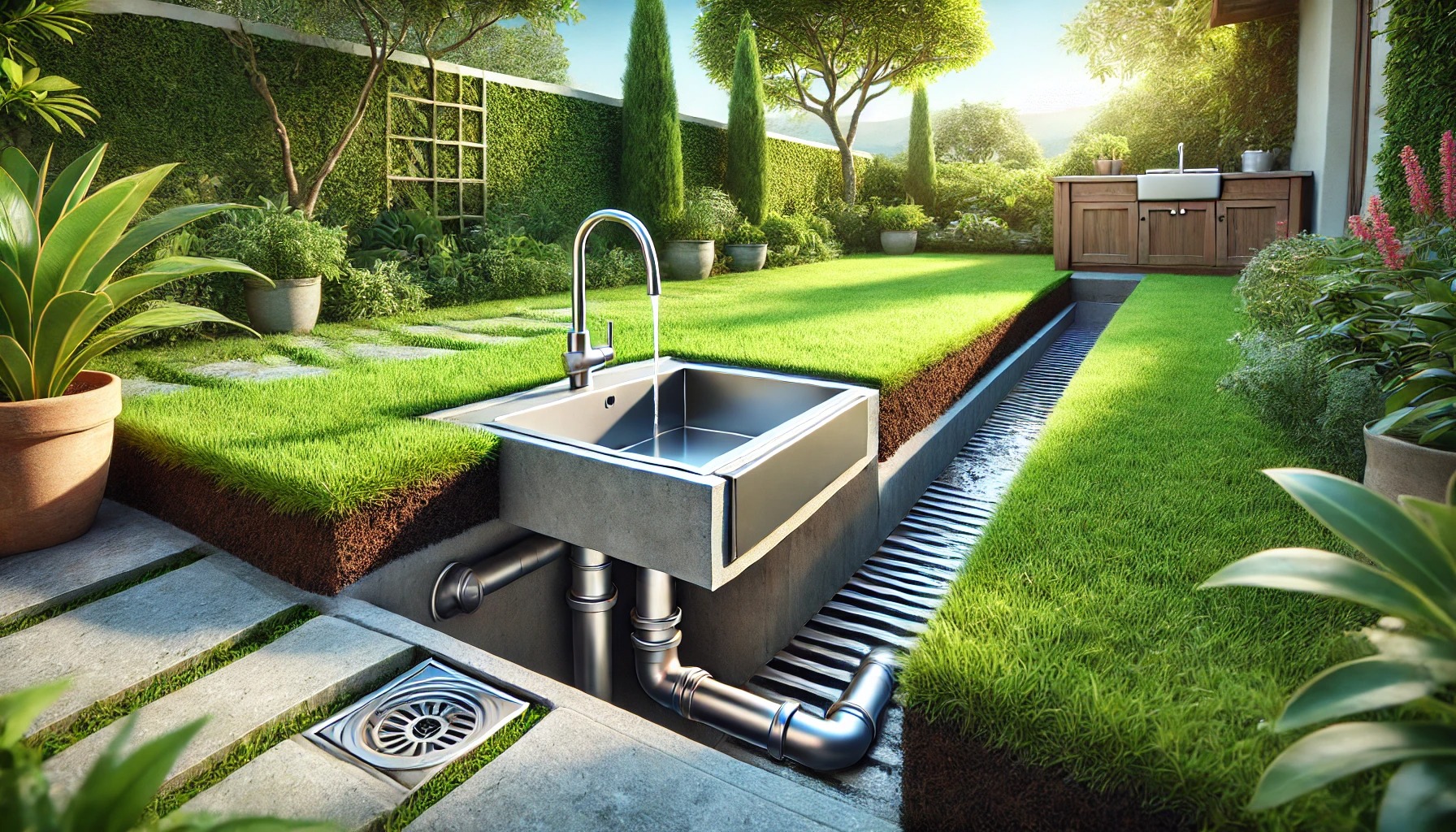 ガーデンシンク排水方法の基本を徹底解説