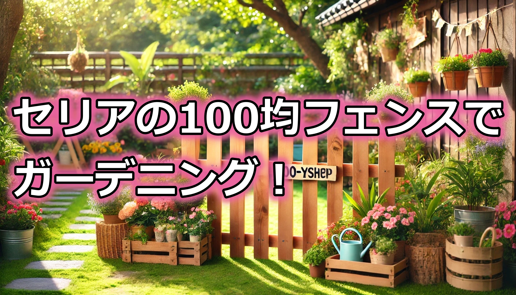 セリアのガーデニング柵を徹底解説!100均フェンスの魅力とは