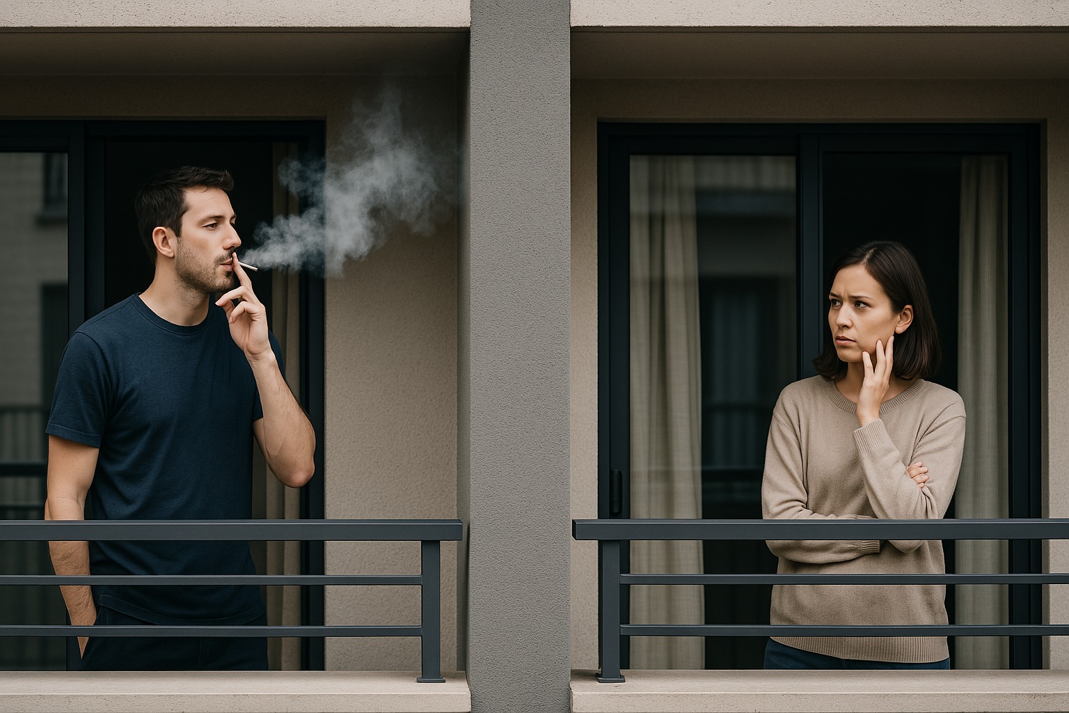 ベランダ共用部分?マナーに於けるタバコとの違い