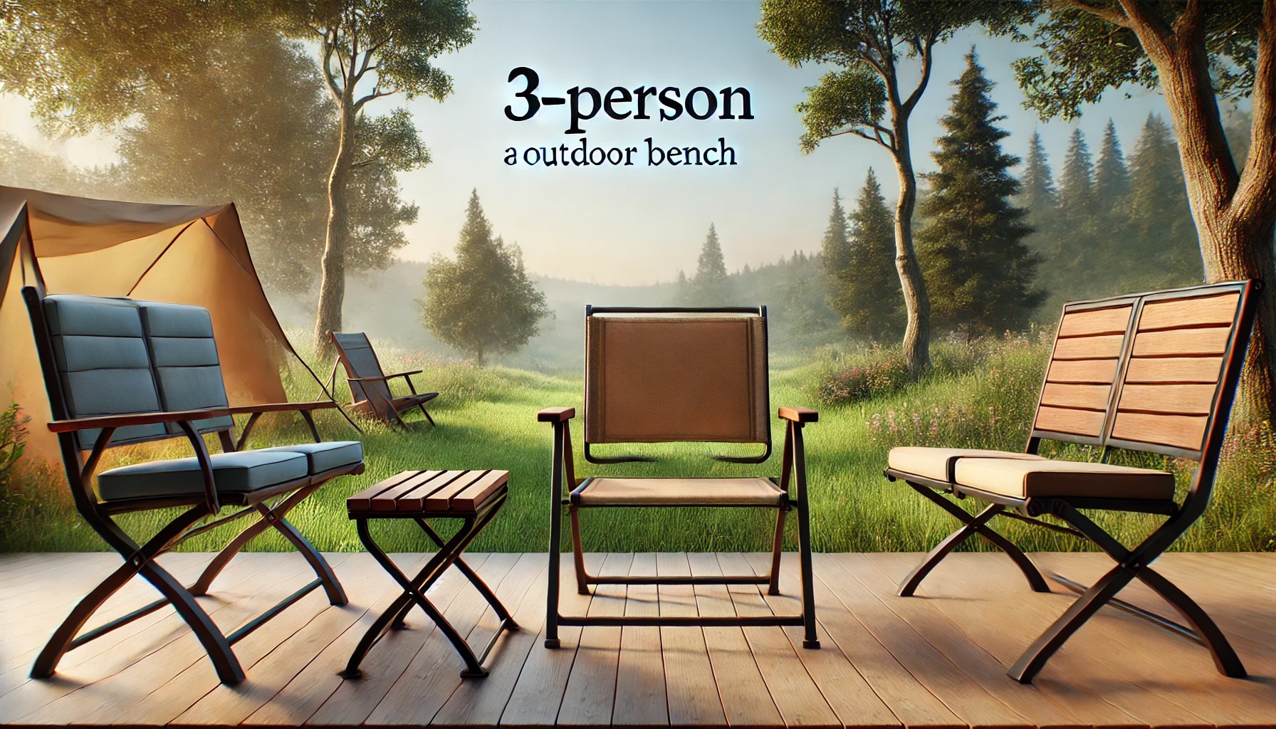 アウトドアベンチ3人掛けの選び方