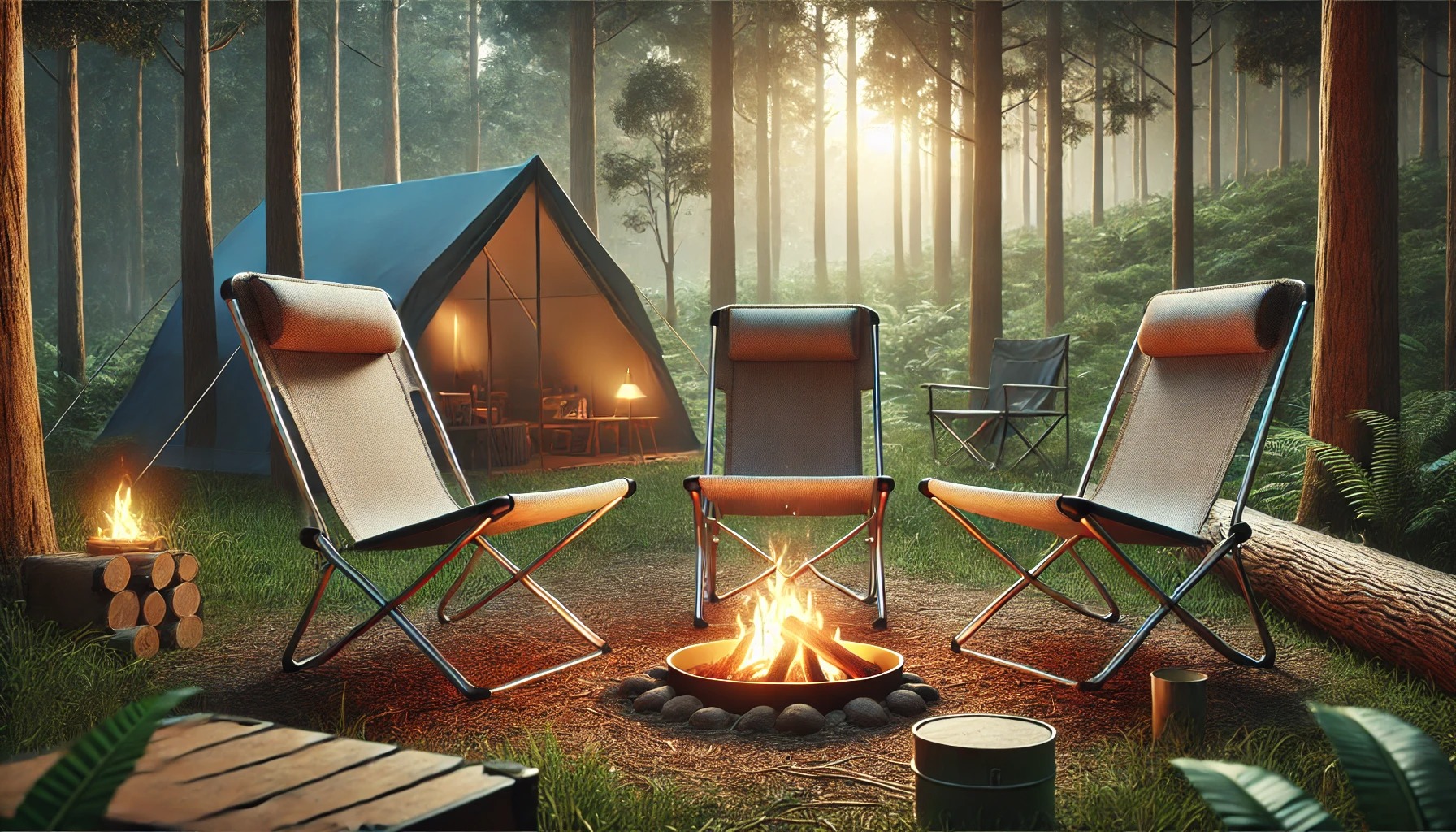 キャンプ用のロースタイルチェアの高さは？