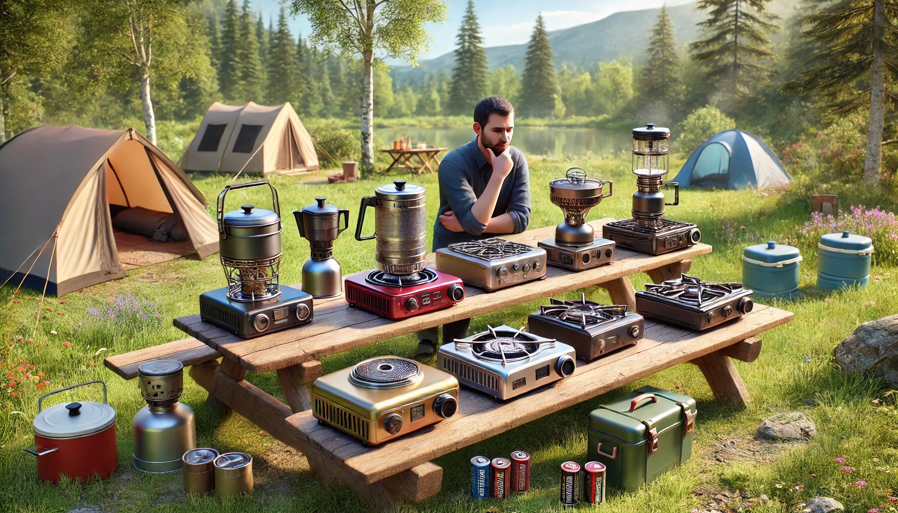 アウトドア電池式コンロの選び方