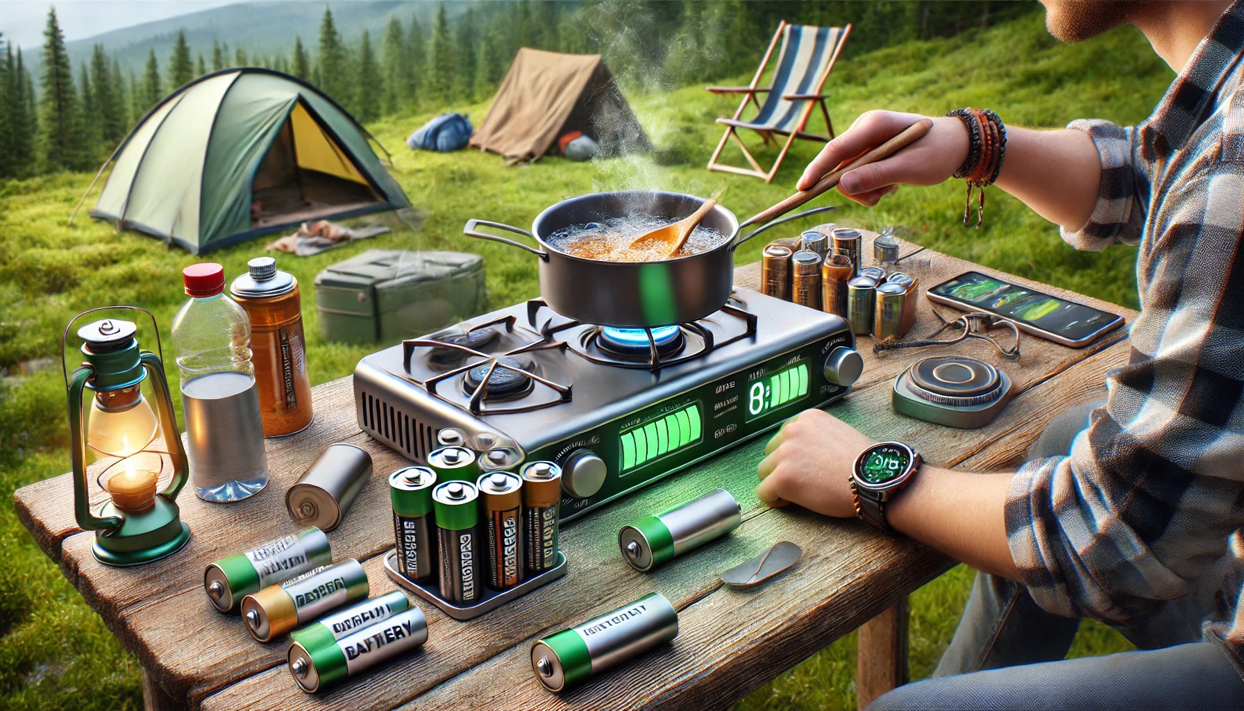 コンロ電池式どのくらい持つ？