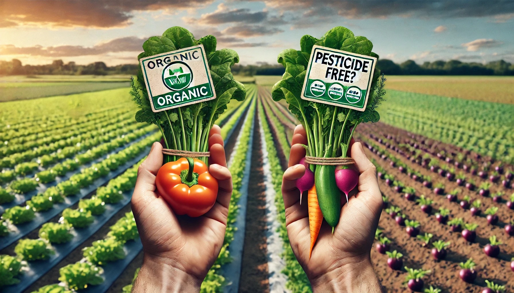 オーガニックとは無農薬ですか？