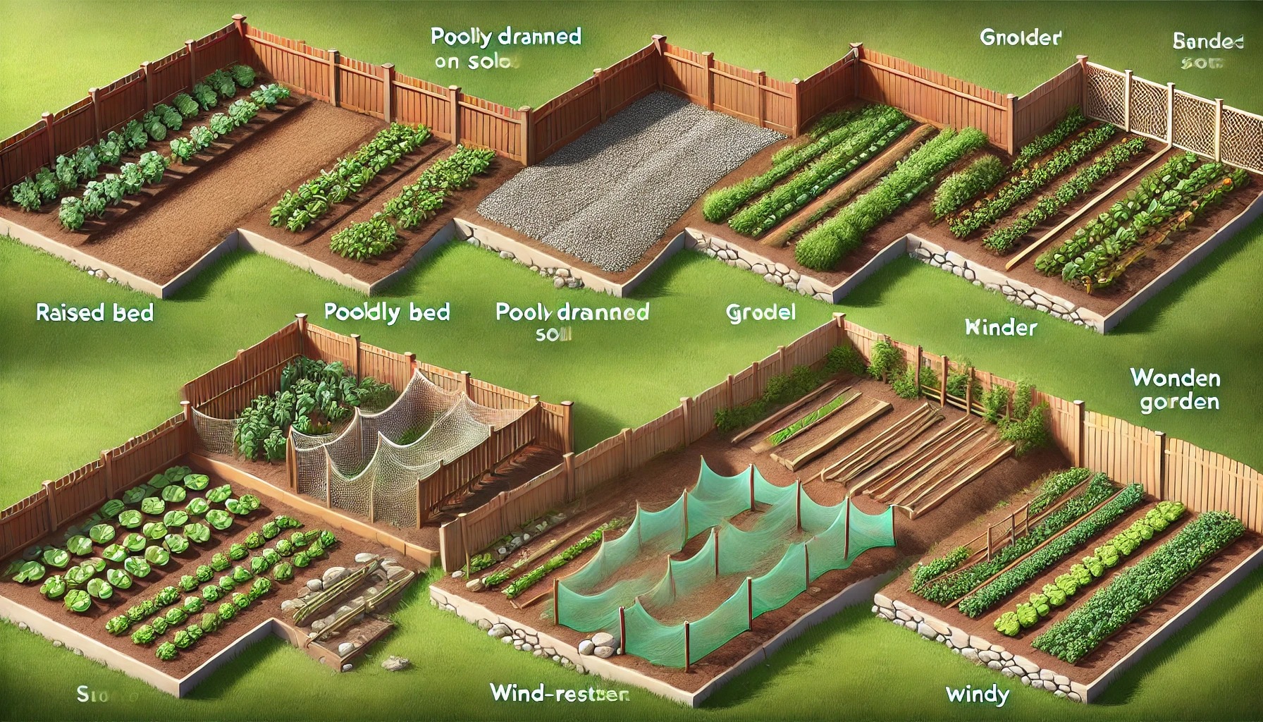 土地に合った囲いの選び方