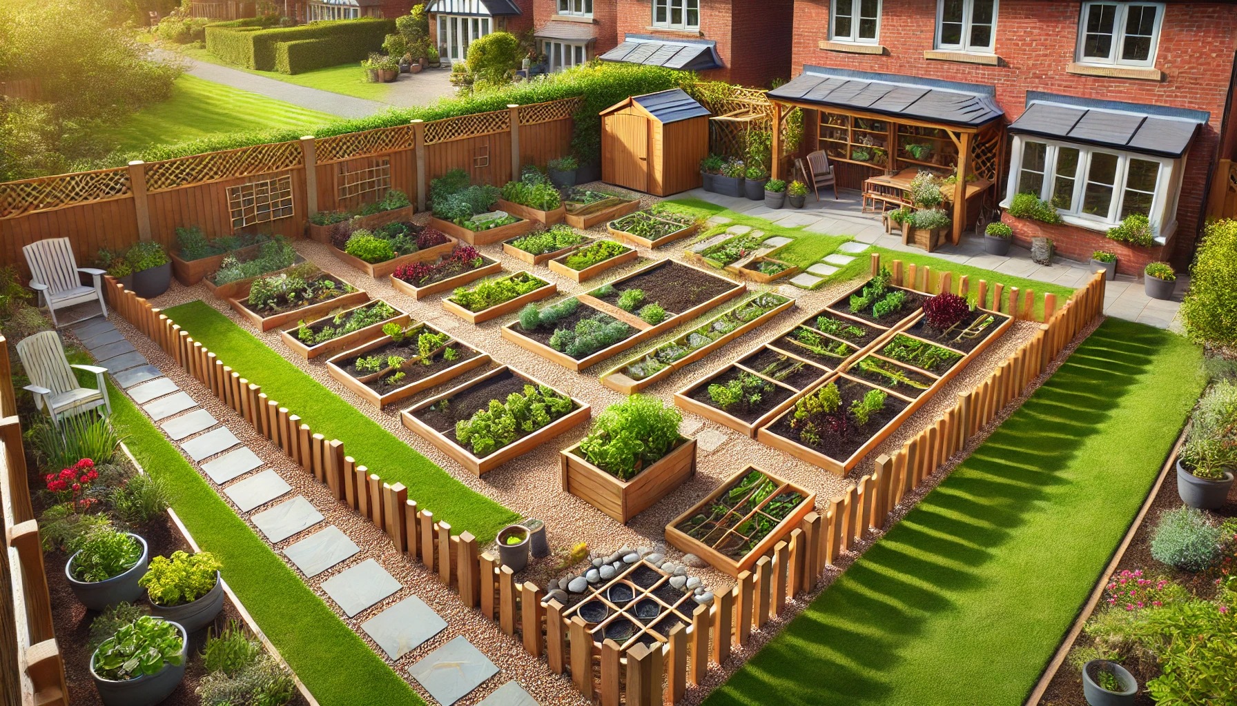 庭の仕切り-工夫と設置例