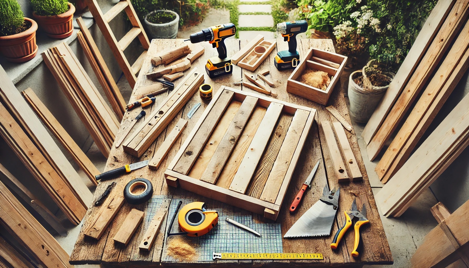 廃材を使ったベンチの作り方『基本解説』