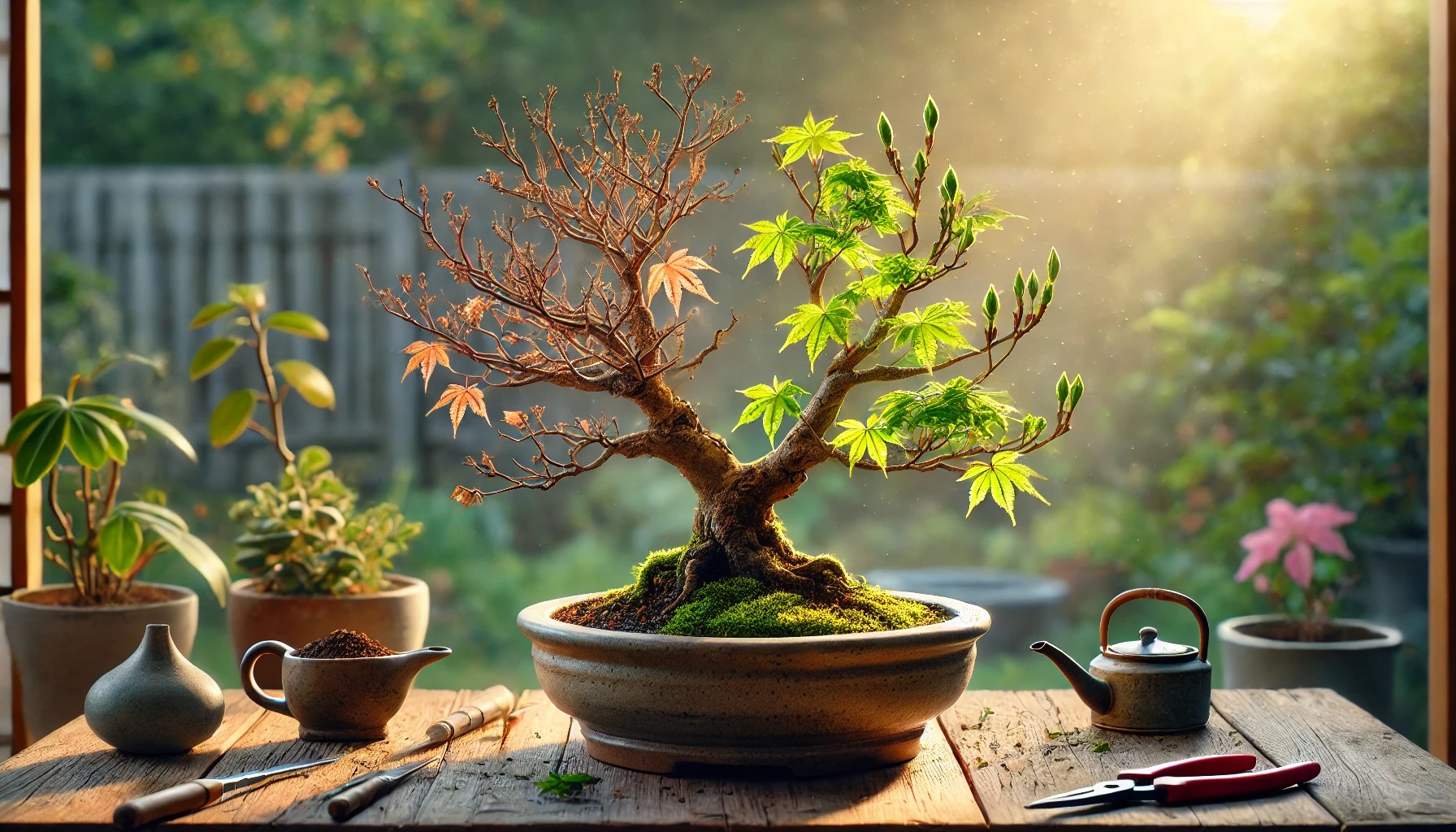 枯れた盆栽もみじを復活させる方法