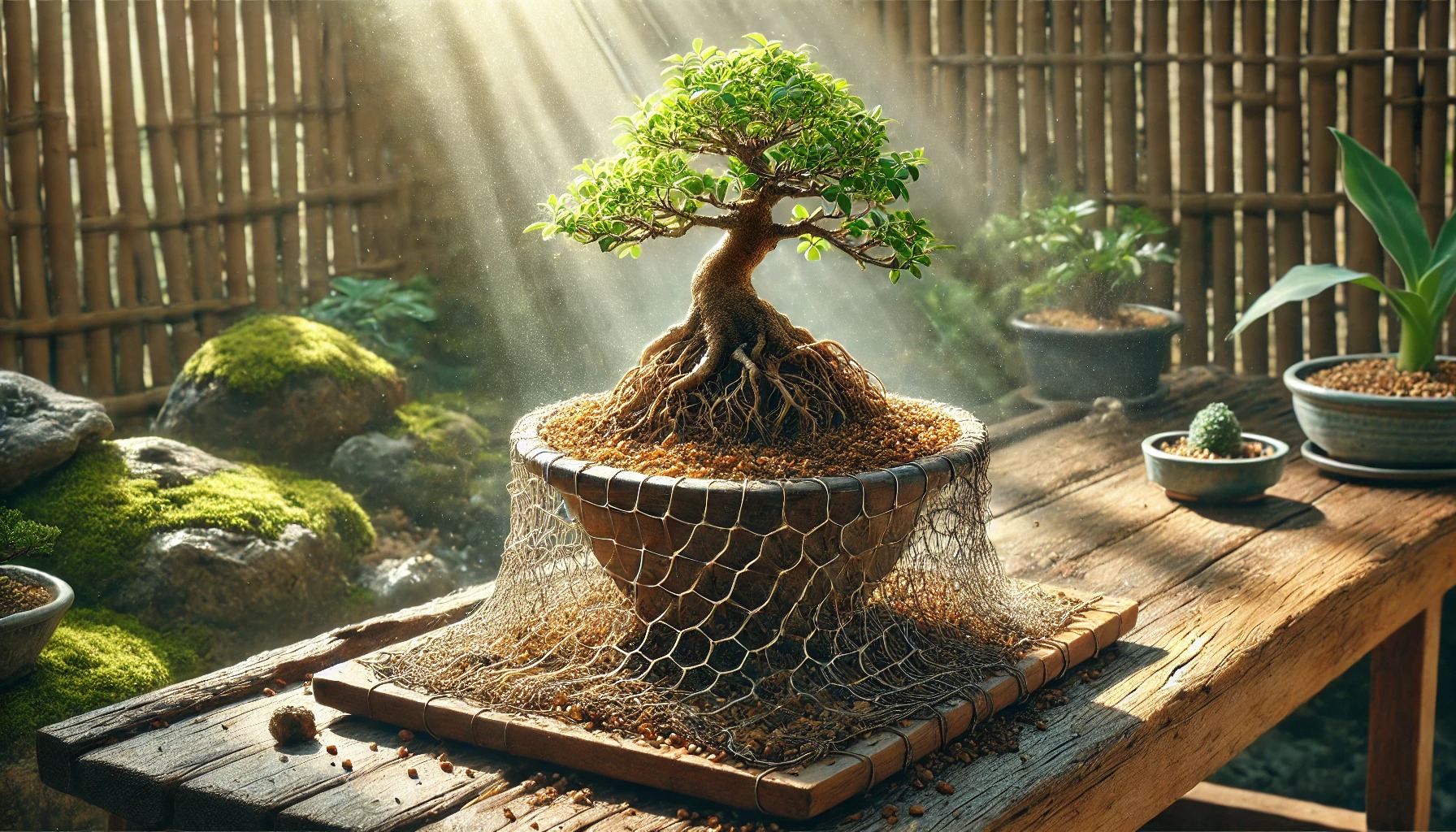 盆栽 太く する ザル培養の基本