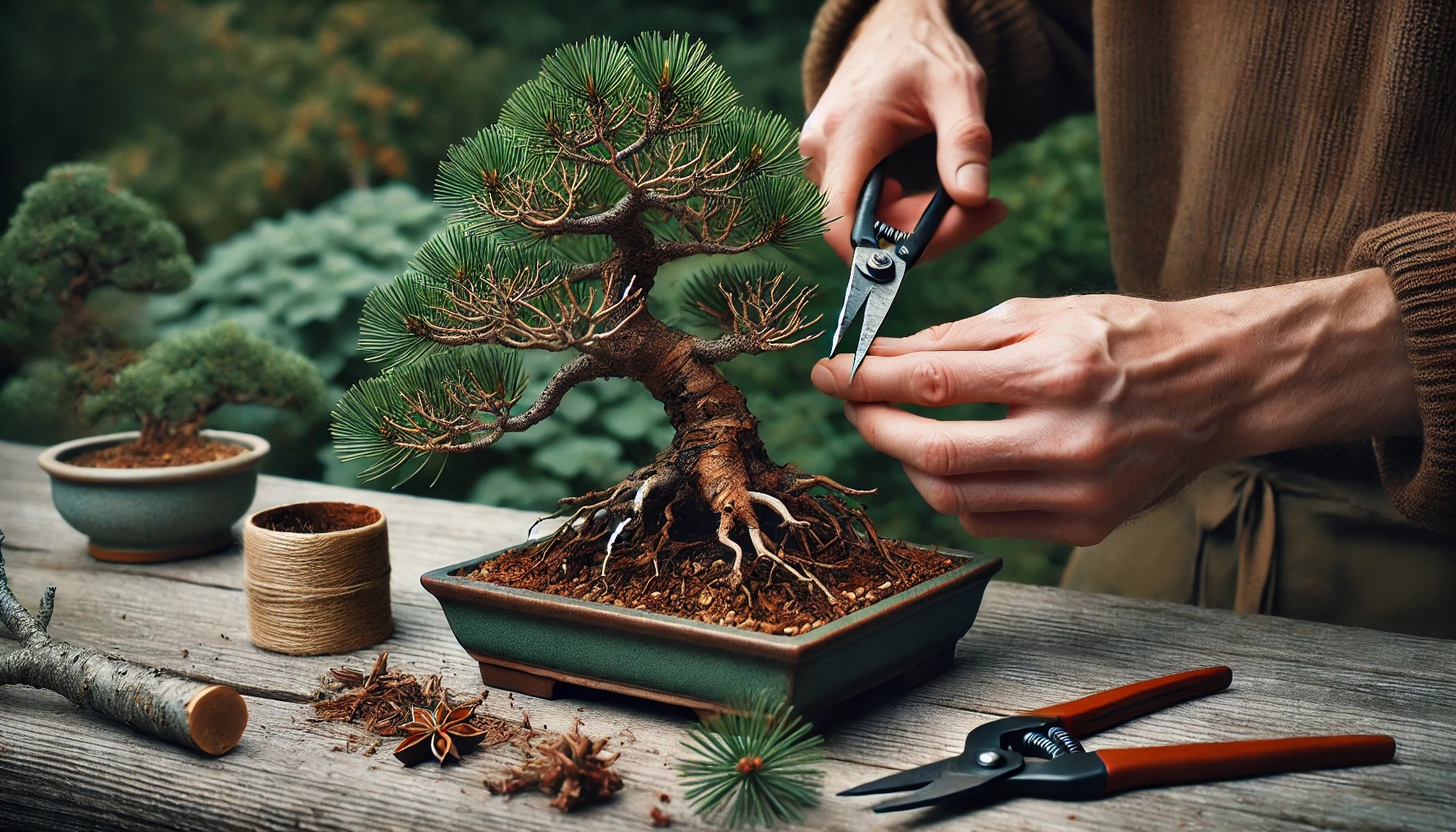 枯れた松の枝を剪定する方法