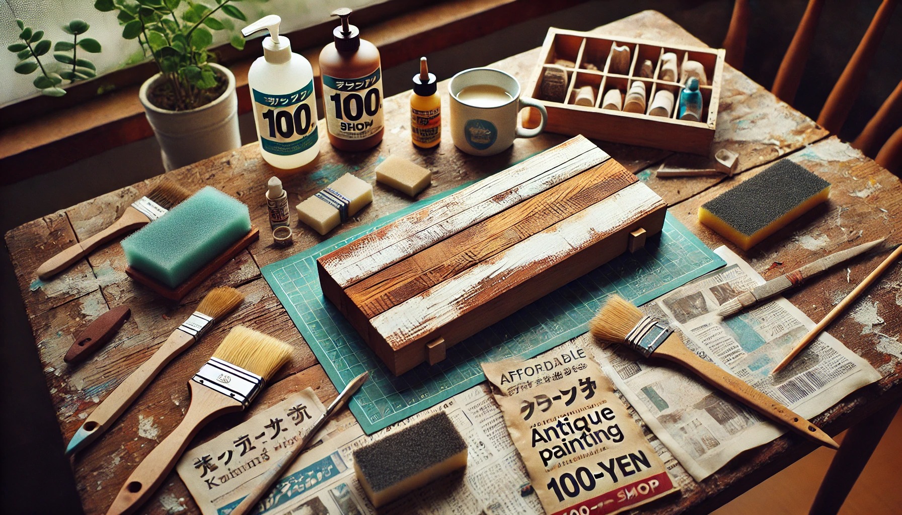 100均でできるdiyアンティーク塗装術