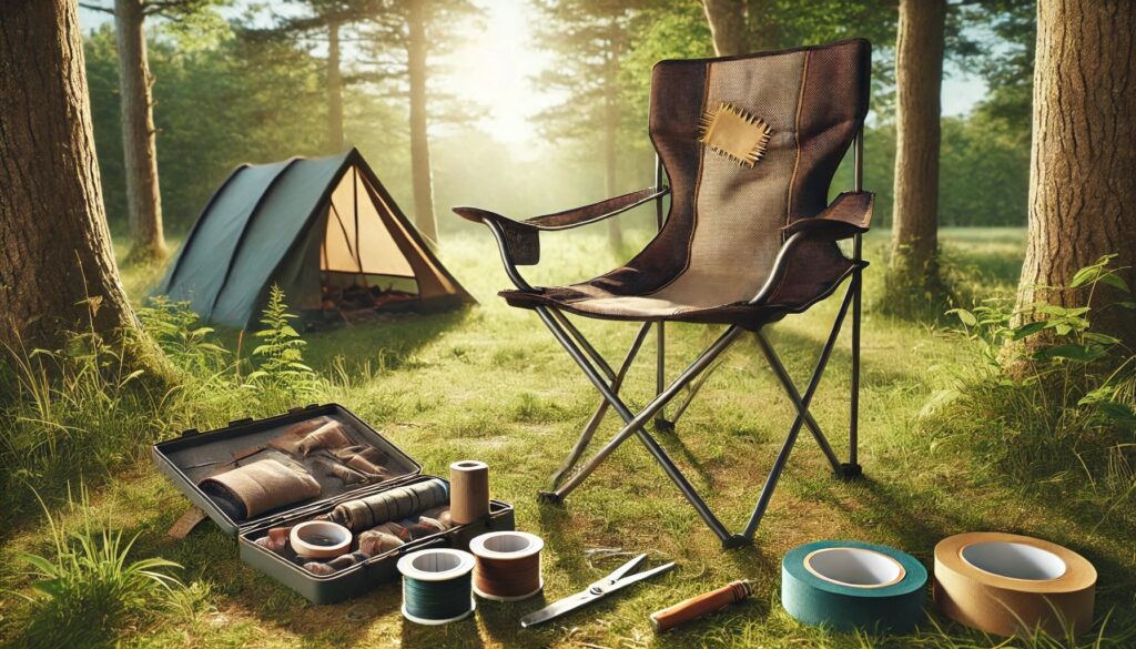 アウトドアチェアの破れ修理のコツ｜長持ちさせる予防と補修法