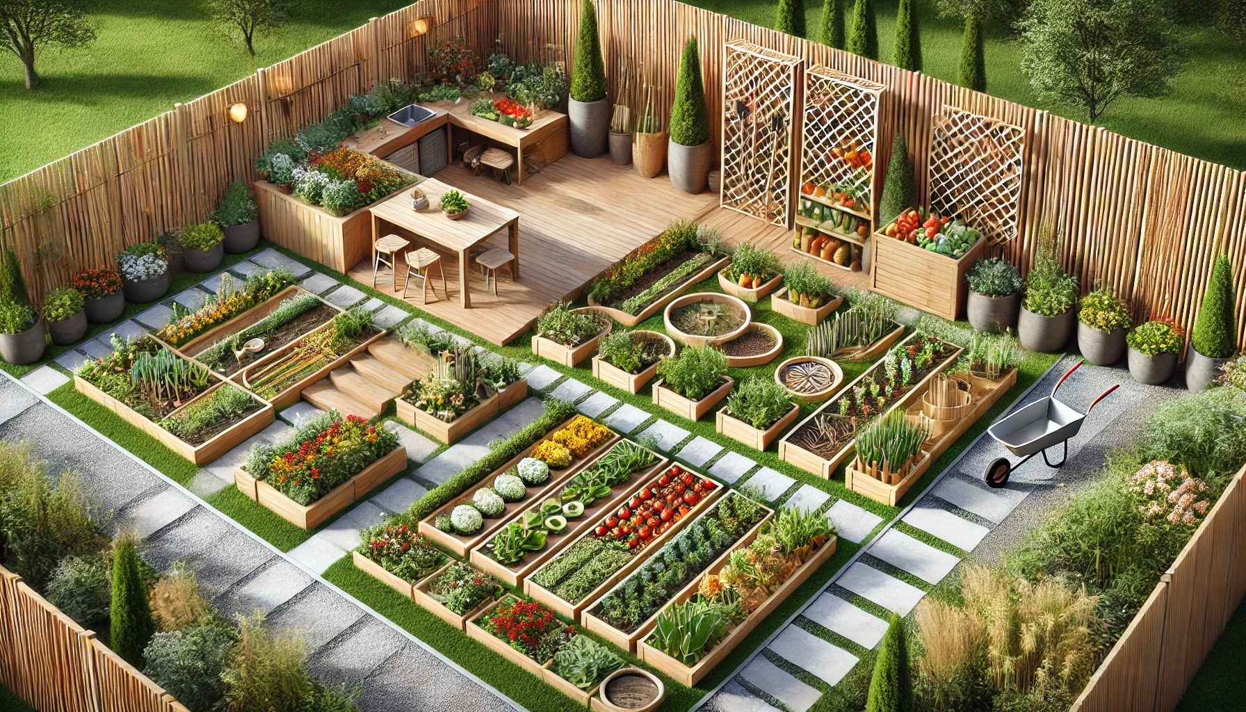 かっこいい庭に見せる工夫