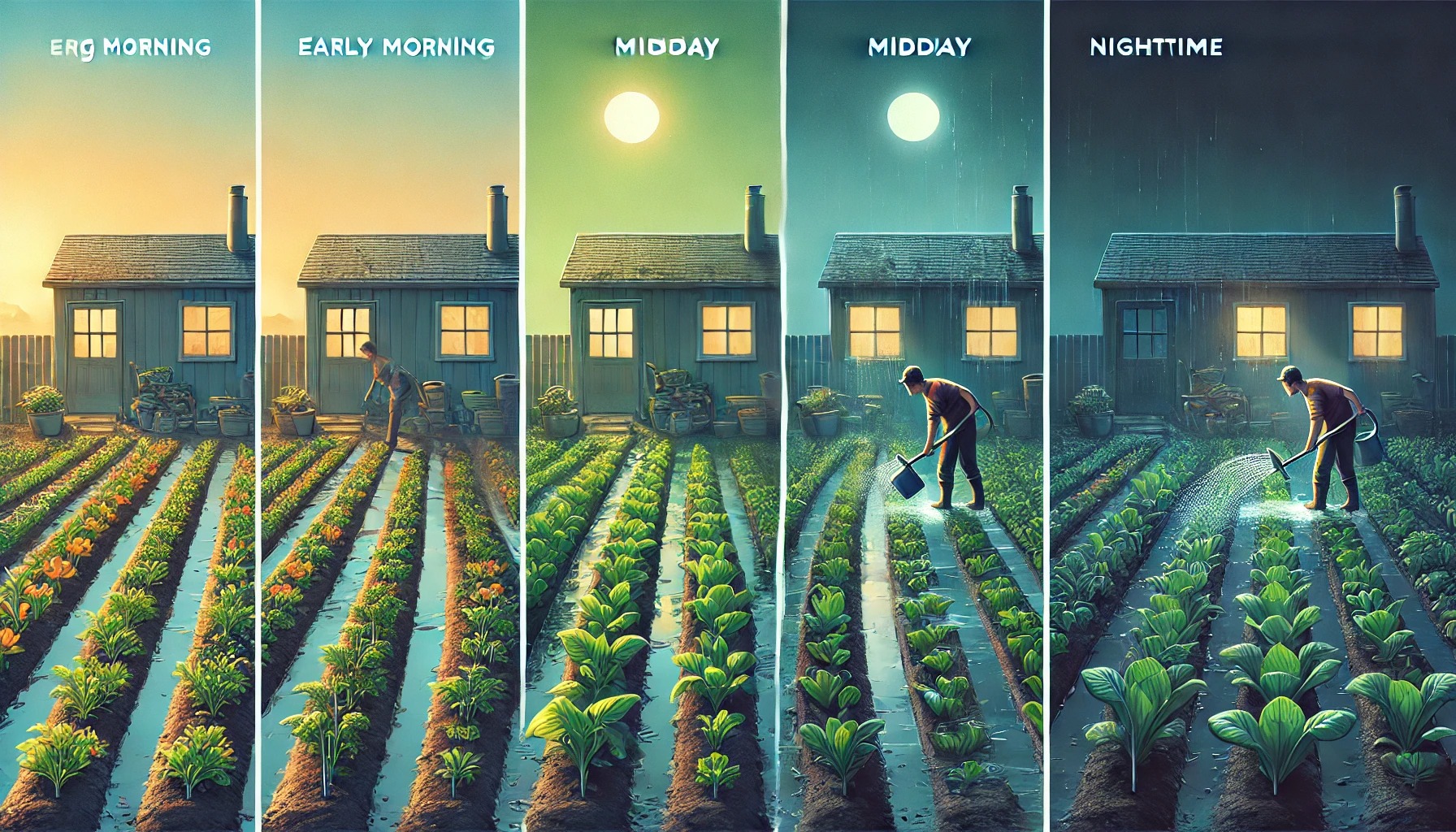 時間帯で変わる水やりの効果