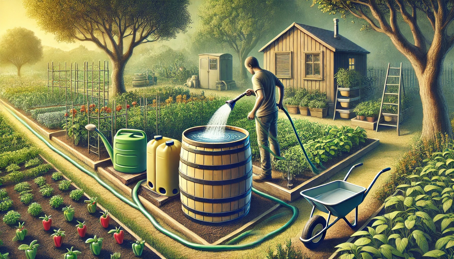 水道がない場所での水やり対策