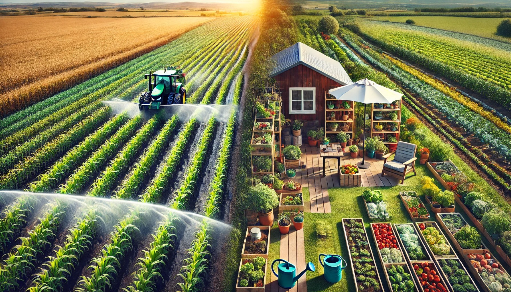 農家の畑と家庭菜園の違い