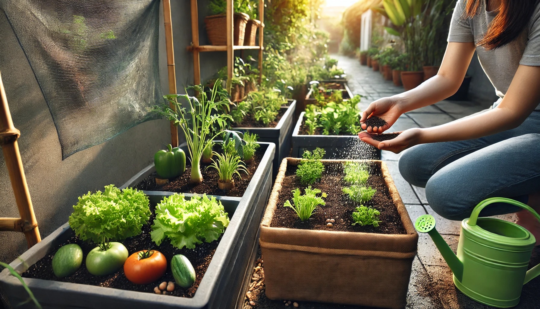 野菜をプランターで育てるコツ