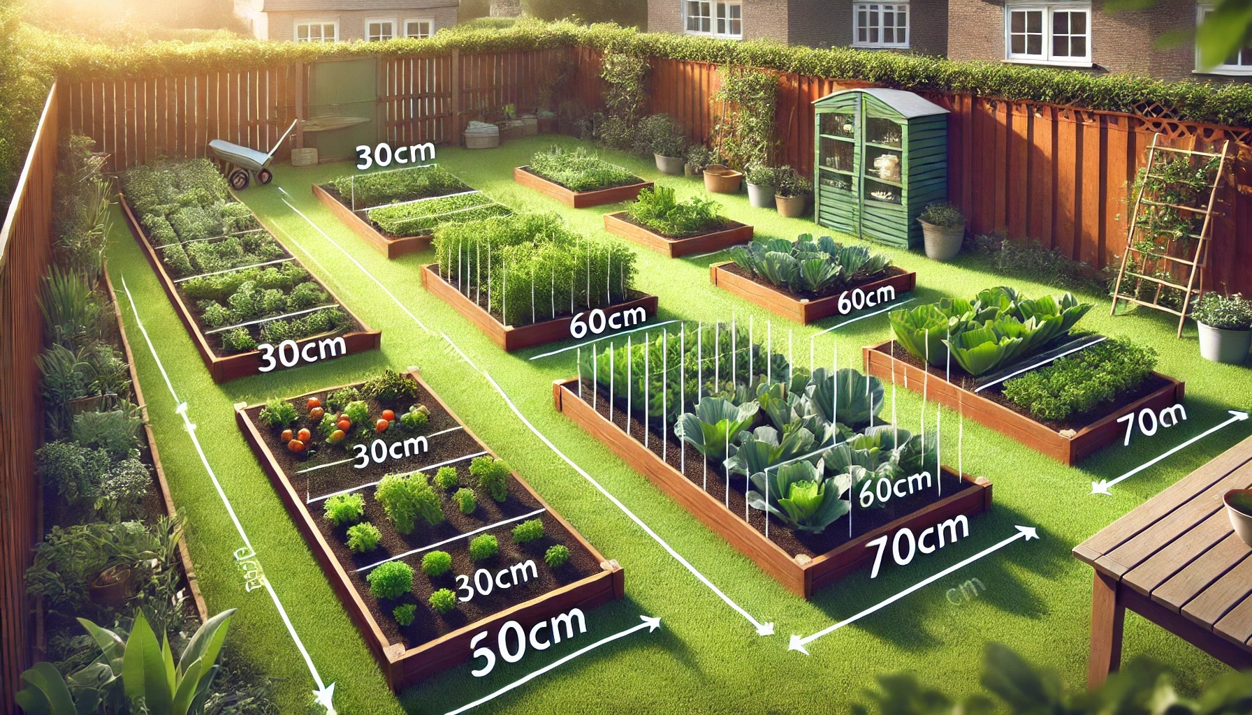 家庭菜園の畝の幅ー基本知識