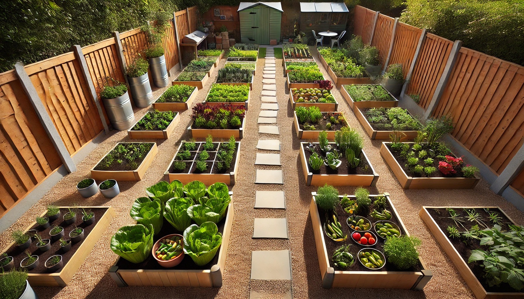 畝幅と通路幅のバランス