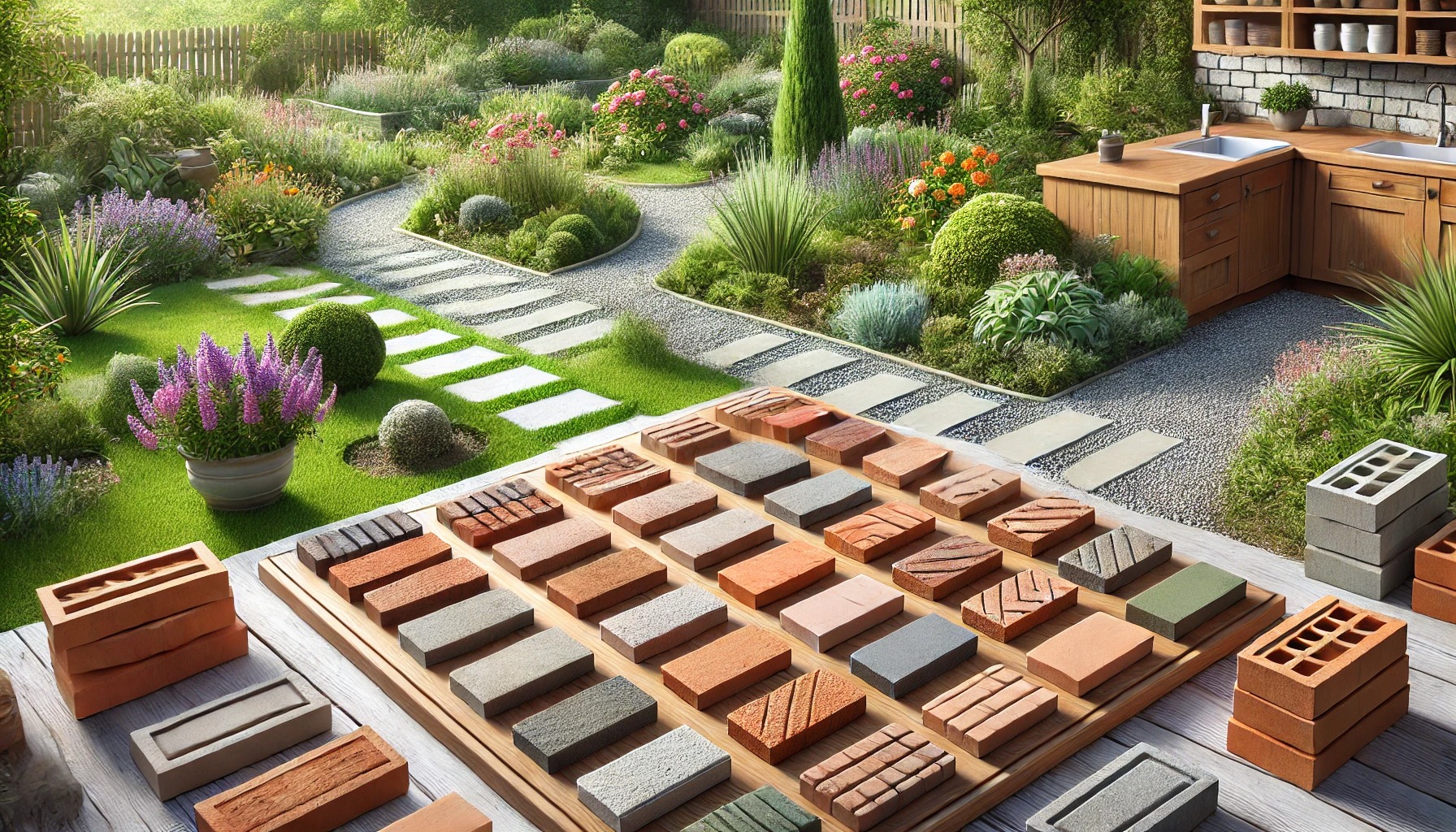 庭のデザインに合うレンガの選び方