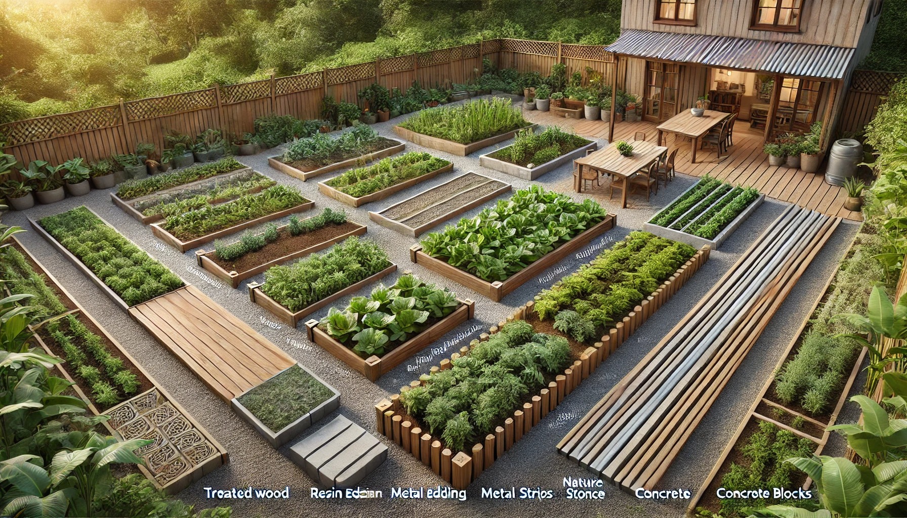 家庭菜園の囲いおすすめ素材とは