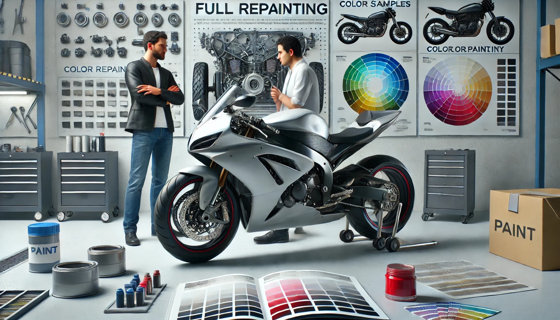 全塗装 | バイクを激安で依頼する方法と注意点