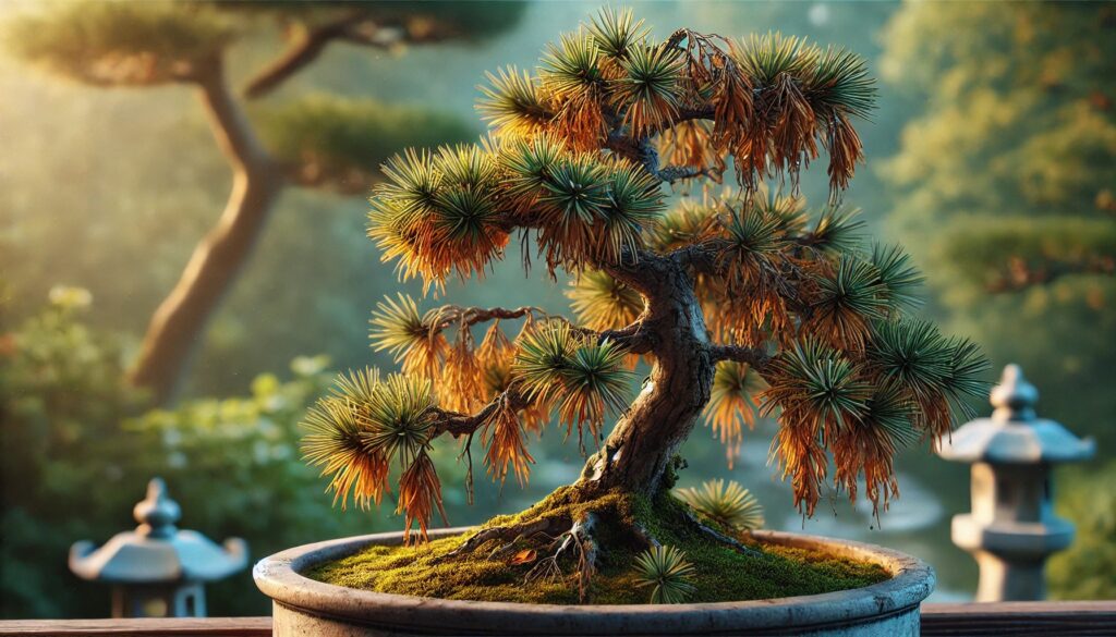 盆栽松枯れる前兆と効果的な予防と応急処置