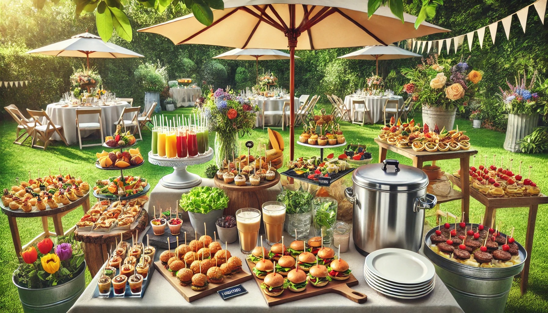 庭 パーティー料理の定番と準備