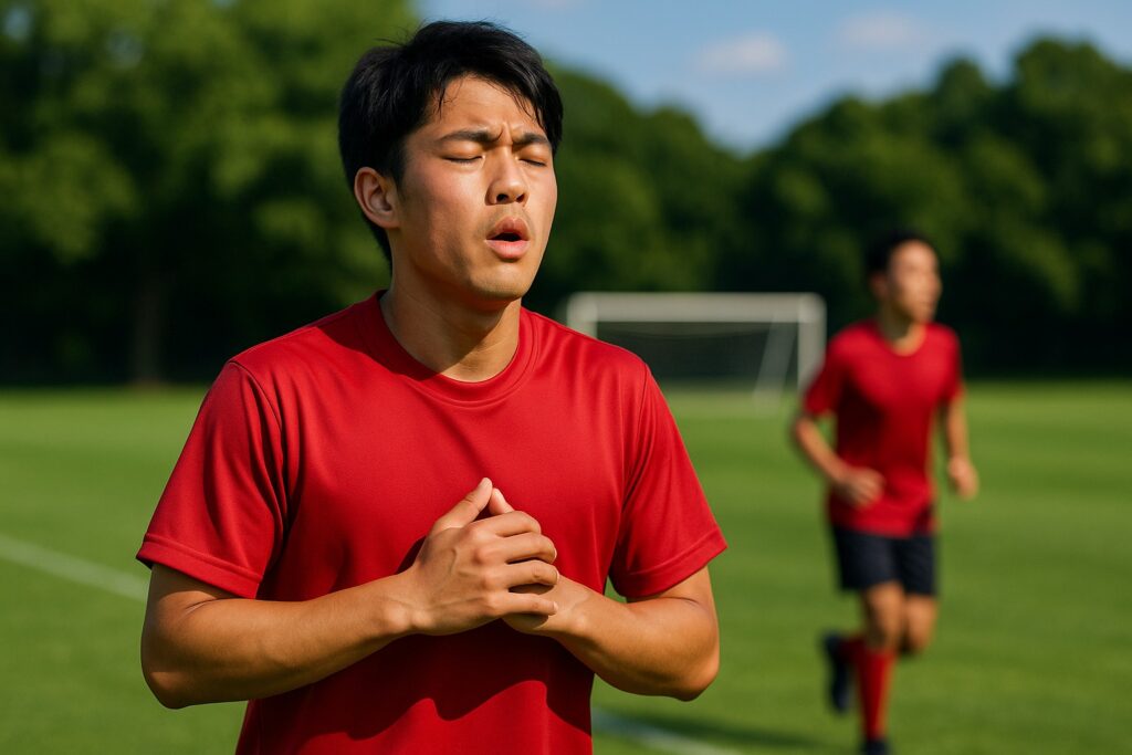 サッカーで疲れない呼吸法を徹底解説！走力と集中力を高める方法