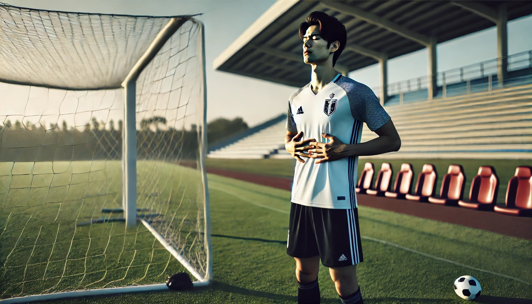 サッカーで疲れない呼吸法の基本