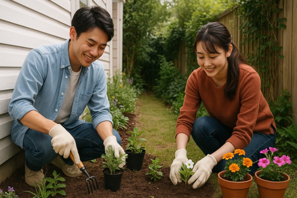 家の脇でガーデニング！狭い庭の活用術と業者依頼時のポイント