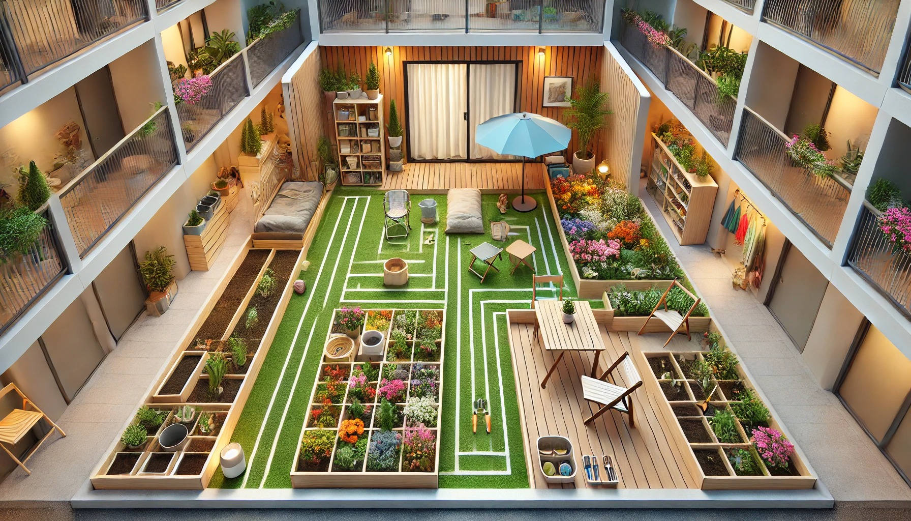 庭づくりの計画とゾーニング